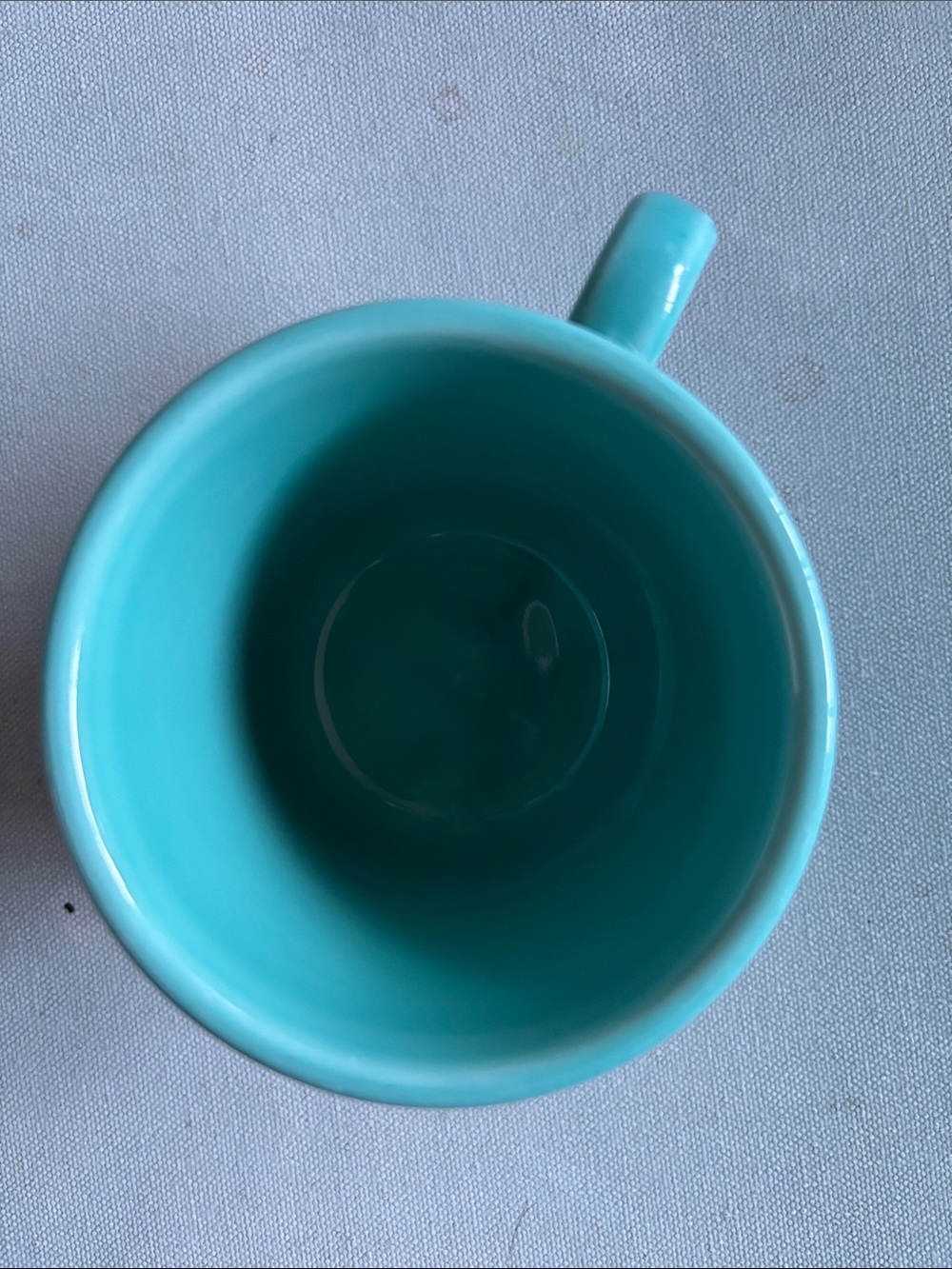 Fiestaware Classic Ring Handle Mug 8oz. Turquoise - Picture 4 of 10